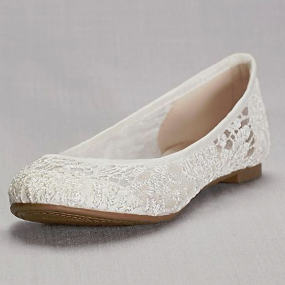 lace ballet flats wedding